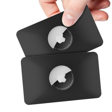 2PCS Card Case for AirTag Tag Card Flex Credit Card Size Wallet Case Holder for AirTag for Purse, Ha...
