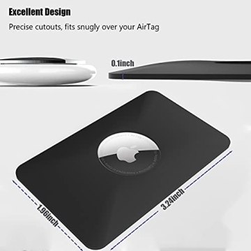 2PCS AirTag Holder Wallet Case - Slim & Stylish