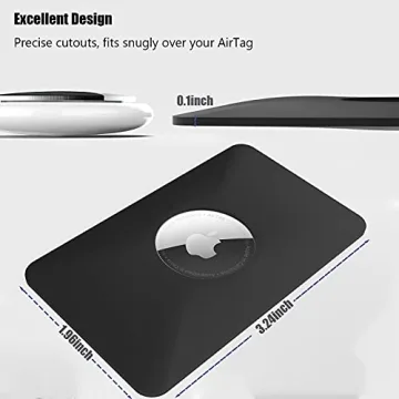 2PCS AirTag Holder Wallet Case - Slim & Stylish