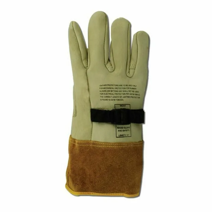 MAGID Leather Lineman Gloves - Size 10, Insulated Safety