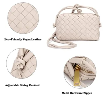 Stylish Woven Crossbody Bag for Women - Versatile & Chic