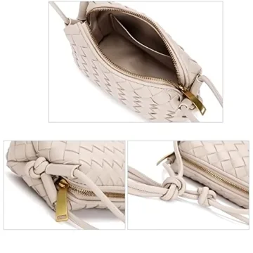 Stylish Woven Crossbody Bag for Women - Versatile & Chic