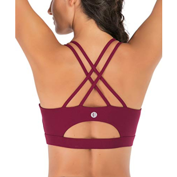 RUNNING GIRL Stylish Padded Sports Bras for Women