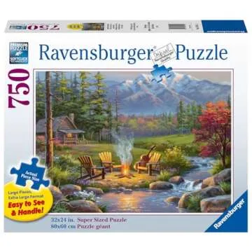Ravensburger Riverside Living Room Puzzle - 750 Piece Jigsaw