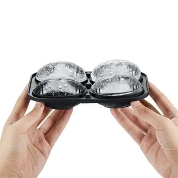 Fun Football Ice Cube Mold for Drinks and Parties