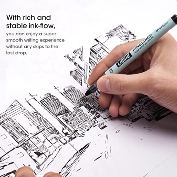 WRITECH Liquid Fineliner Pens Pack - Precision and Versatility
