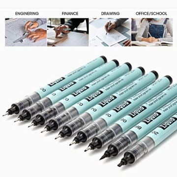 WRITECH Liquid Fineliner Pens Pack - Precision and Versatility
