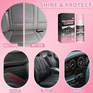 Timeno 2025 New Polishing Cleaner for Car Interior