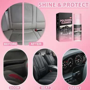Timeno 2025 New Polishing Cleaner for Car Interior