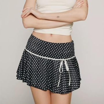 Vintage Y2K Floral Mini Skirt Summer Streetwear Fashion