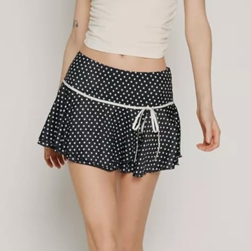 Vintage Y2K Floral Mini Skirt Summer Streetwear Fashion