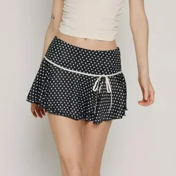 Vintage Y2K Floral Mini Skirt Summer Streetwear Fashion