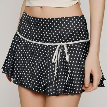 Vintage Y2K Floral Mini Skirt Summer Streetwear Fashion