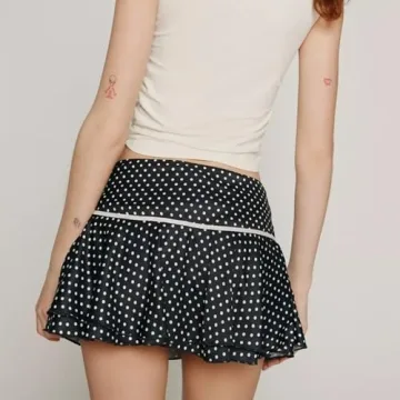 Vintage Y2K Floral Mini Skirt Summer Streetwear Fashion