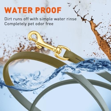 Viper K9 Biothane Working Dog Leash - Waterproof & Odor-Proof