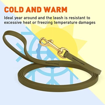 Viper K9 Biothane Working Dog Leash - Waterproof & Odor-Proof