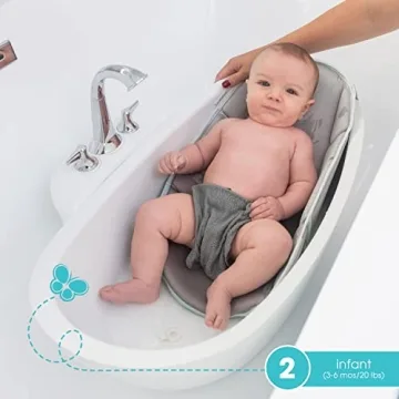 Summer Infant My Size Tub - Stylish 4-in-1 Baby Bath Solution