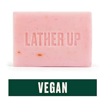 The Body Shop British Rose Cleansing Face & Body Bar 3.5oz