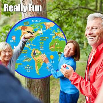 29" Large Dart Board for Kids, BooTaa Kids Dart Board with 12 Sticky Balls, Boys Toys, Indoor/Sport Outdoor Fun Party Play Game Toys, Birthday Gifts for 3 4 5 6 7 8 9 10 11 12 Year Old Boys Girls