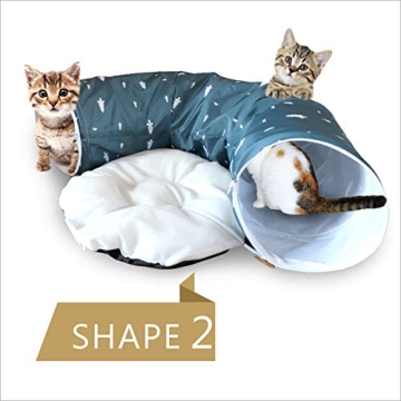 AUOON Cat Tunnel Bed & Playground for Pets