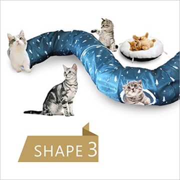 AUOON Cat Tunnel Bed & Playground for Pets