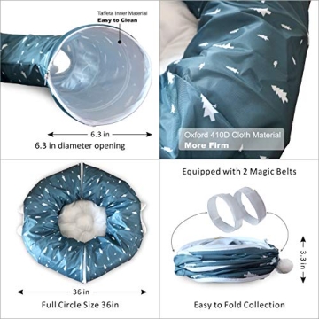 AUOON Cat Tunnel Bed & Playground for Pets