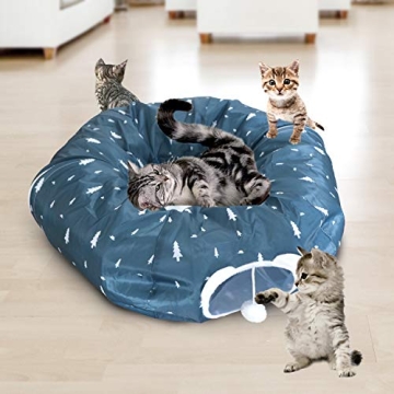 AUOON Cat Tunnel Bed & Playground for Pets