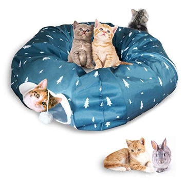 AUOON Cat Tunnel Bed & Playground for Pets