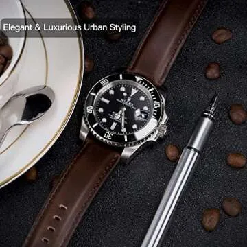 OTTOODY Leather Watch Bands 22mm 21mm 20mm 18mm Quick Release Watch Straps, Classic Top Grain Leather Watch Band for Men Replacement Bands for Watch and Smartwatch