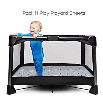 BROLEX Pack n Play Sheets - Ultra Soft Baby Bedding