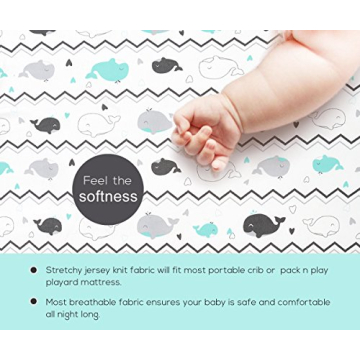 BROLEX Pack n Play Sheets - Ultra Soft Baby Bedding