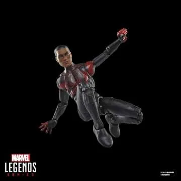 Marvel Legends Series Ultimate Miles Morales, Spider-Man Comics-Inspired Collectible 6-Inch Scale Action Figure with Character-Sized Comic Accessory