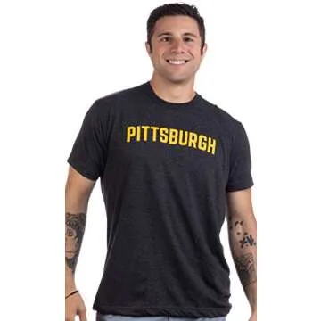 Ann Arbor T-shirt Co. Pittsburgh | Classic Retro Style Pennsylvania PA City Pride Men's or Women's T...