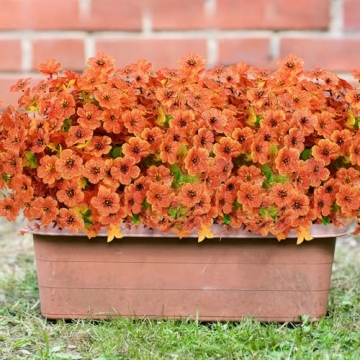 Elyum Faux Mums - 9 Bundles of UV Protected Fall Decor