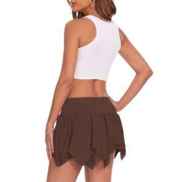 Ahtyeo Women's Lace Mini Skirt - Sexy Low Waist Design