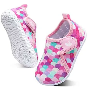 FEETCITY Kids Water Shoes Swim Shoes Aqua Socks Non-Slip Quick Dry Barefoot Sports Shoes Outdoor for...