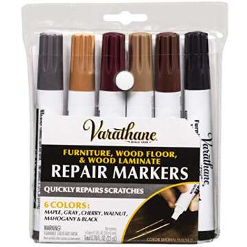 Varathane Wood Stain Repair Marker Kit - Assorted Warm Tones