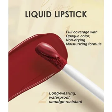 BestLand 12Pcs Matte Liquid Lipstick + Liner Set