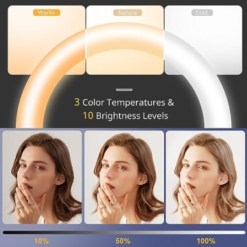 UBeesize 12” Selfie Ring Light for Creators & Content Production