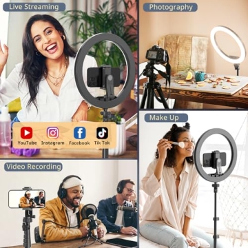 UBeesize 12” Selfie Ring Light for Creators & Content Production