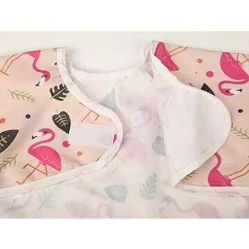 Sigzagor Baby Bib Sleeved Shirt With Pocket 1-3 years old Toddler Painting Drawing (Arrow)