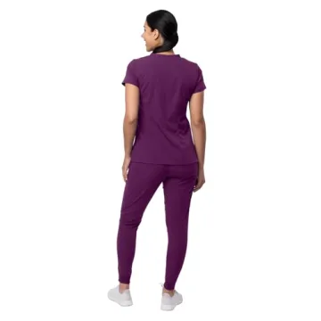 Adar Women's Pro Movement Scrub Set - Stylish Comfort for Nurses