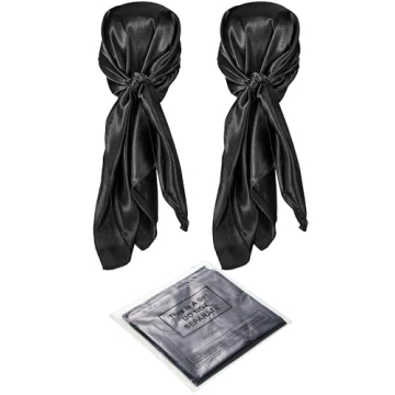 SATINIOR 35 Inch Silk Head Scarves - Stylish 2 Pcs for Women