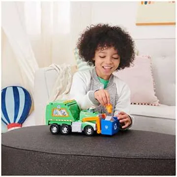 PAW Patrol Rocky Reuse It Truck for Kids Ages 3 Up