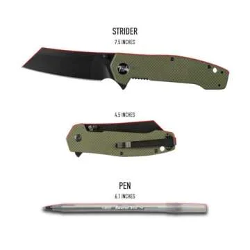 704 Gear Strider Folding Knife | D2 Steel EDC Tool