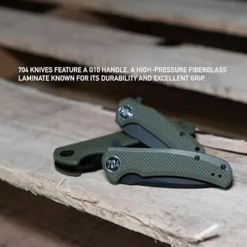704 Gear Strider Folding Knife | D2 Steel EDC Tool