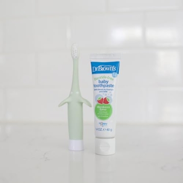 Dr. Brown's Baby Training Toothbrush - Gentle & Fun 0-3 Years
