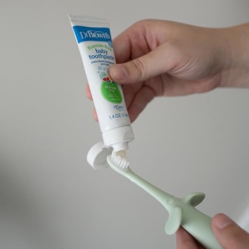 Dr. Brown's Baby Training Toothbrush - Gentle & Fun 0-3 Years