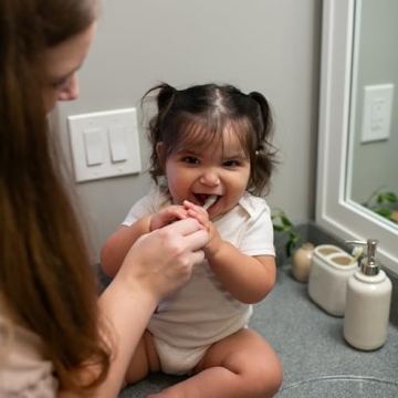 Dr. Brown's Baby Training Toothbrush - Gentle & Fun 0-3 Years