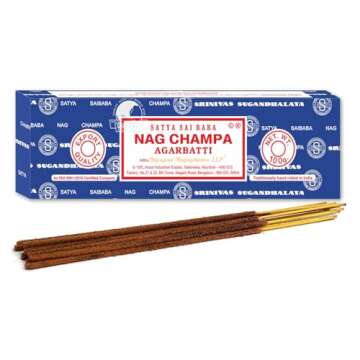 Satya Sai Baba Nag Champa Incense Sticks - Aromatic Serenity in 200g Pack